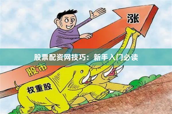 股票配资网技巧：新手入门必读