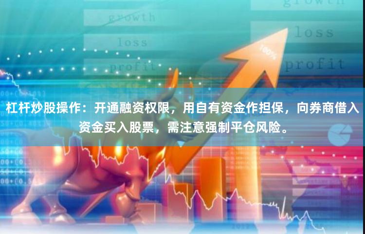 杠杆炒股操作：开通融资权限，用自有资金作担保，向券商借入资金买入股票，需注意强制平仓风险。